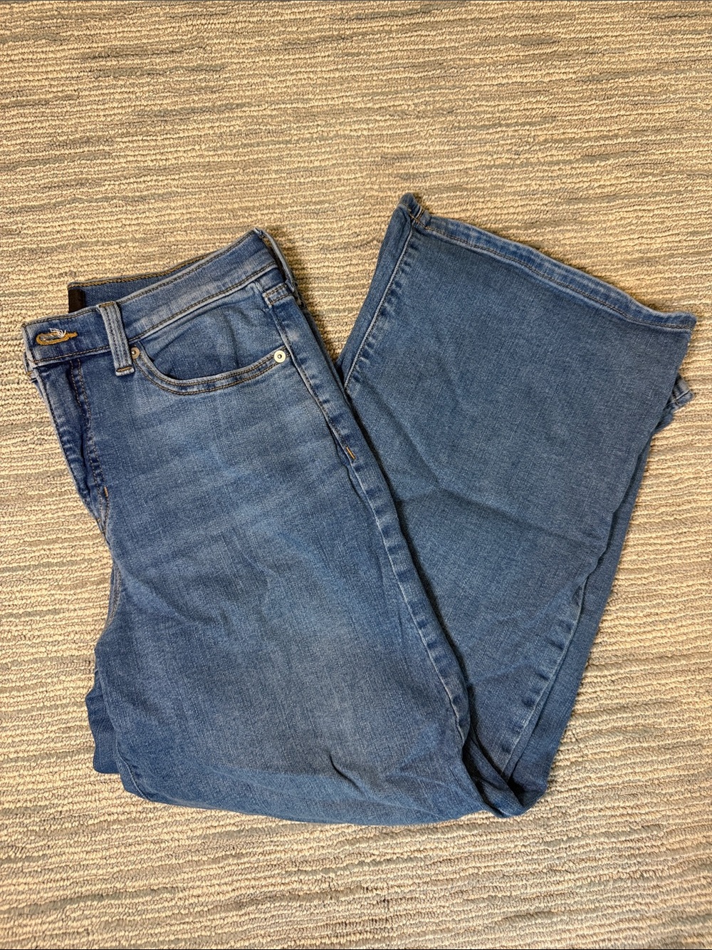 Banana Republic Wide-Leg Jeans in Blue Wash